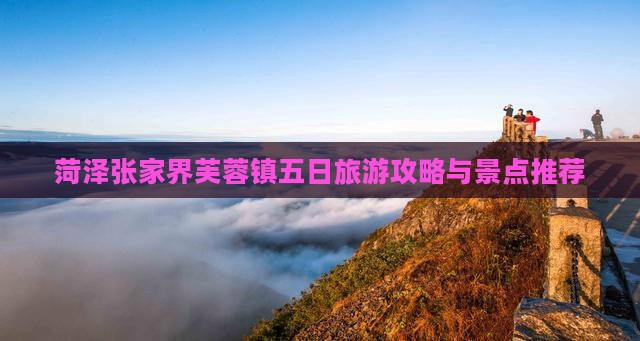 菏泽到张家界芙蓉镇五日游