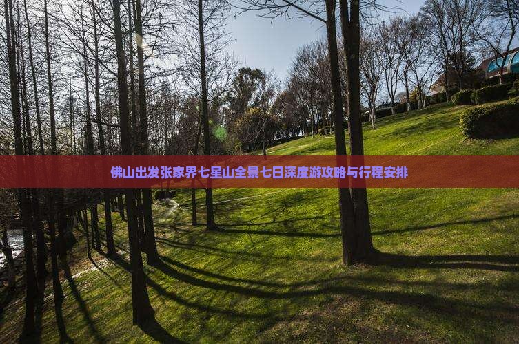 佛山出发张家界七星山全景七日深度游攻略与行程安排