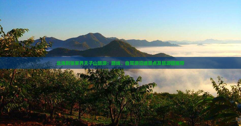 北海到张家界天子山旅游：路线、自驾游沿途景点及旅游团推荐