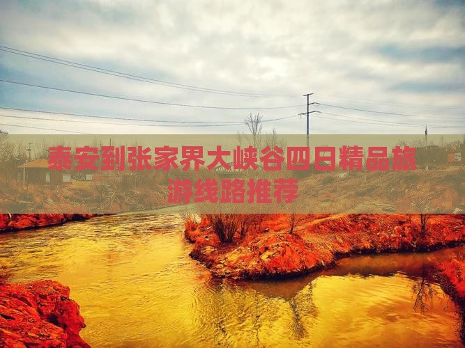 泰安到张家界大峡谷四日精品旅游线路推荐