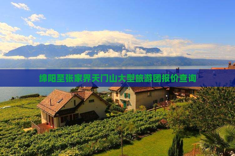 绵阳至张家界天门山大型旅游团报价查询