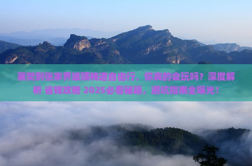 襄樊到张家界玻璃栈道自由行