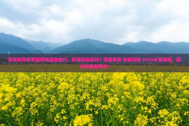 襄樊到张家界玻璃栈道自由行