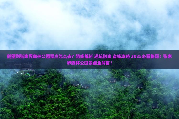 鹤壁到张家界森林公园景点 鹤壁到张家界森林公园景点