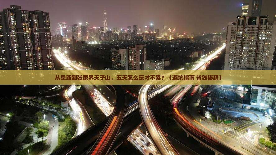 阜新到张家界天子山五日游