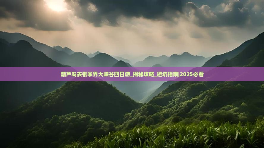 葫芦岛去张家界大峡谷四日游