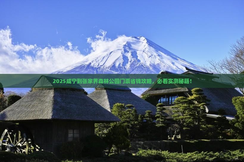 咸宁到张家界森林公园门票