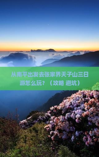 南平去张家界天子山三日游 南平去张家界天子山三日游