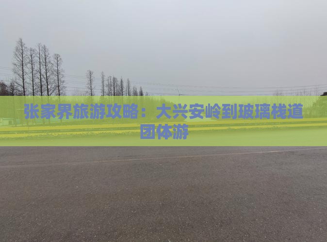 张家界旅游攻略:大兴安岭到玻璃栈道团体游 张家界旅游攻略:大兴安岭到玻璃栈道团体游