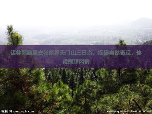 锡林郭勒盟去张家界天门山三日游，探秘自然奇观，体验民族风情