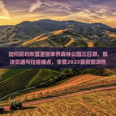 如何规划东营至张家界森林公园三日游，解决交通与住宿痛点，享受2023最新旅游热体验？