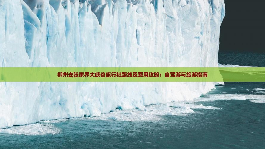 柳州去张家界大峡谷旅行社路线及费用攻略：自驾游与旅游指南