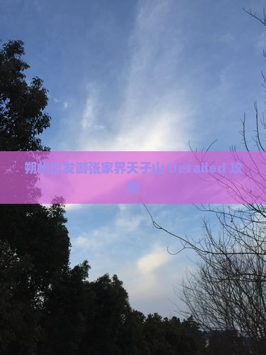 朔州出发游张家界天子山 Detailed 攻略