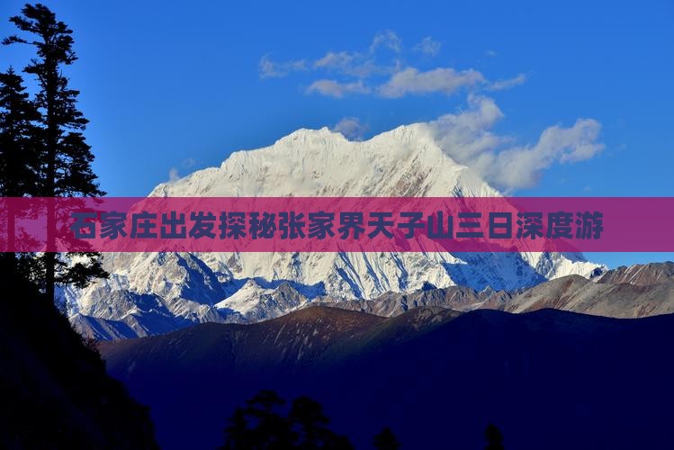 石家庄出发探秘张家界天子山三日深度游