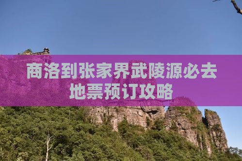 商洛到张家界武陵源必去地票预订攻略