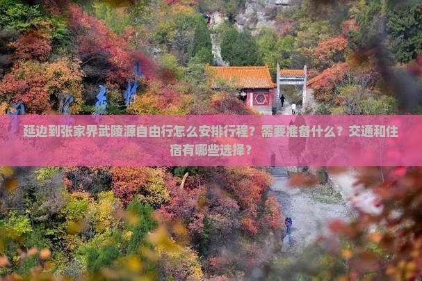 延边到张家界武陵源自由行怎么安排行程？需要准备什么？交通和住宿有哪些选择？
