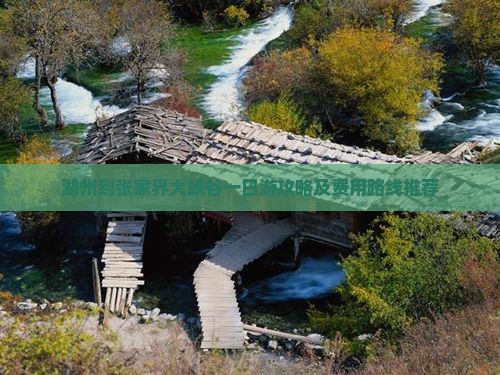 湖州到张家界大峡谷一日游攻略及费用路线推荐