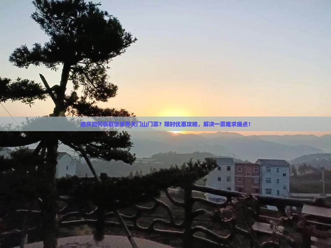 迪庆如何获取张家界天门山门票？限时优惠攻略，解决一票难求痛点！