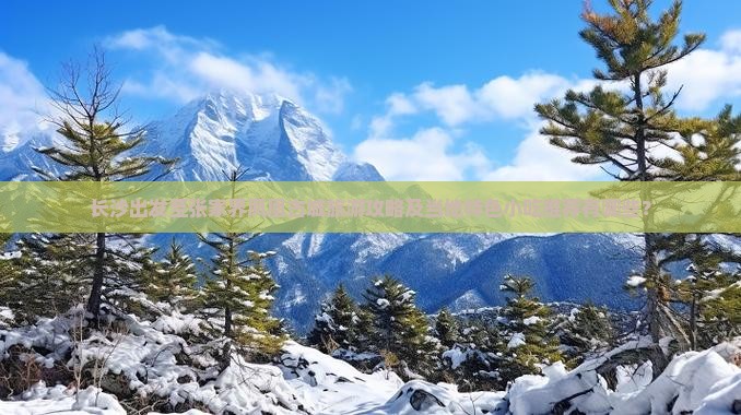 长沙出发至张家界凤凰古城旅游攻略及当地特色小吃推荐有哪些？