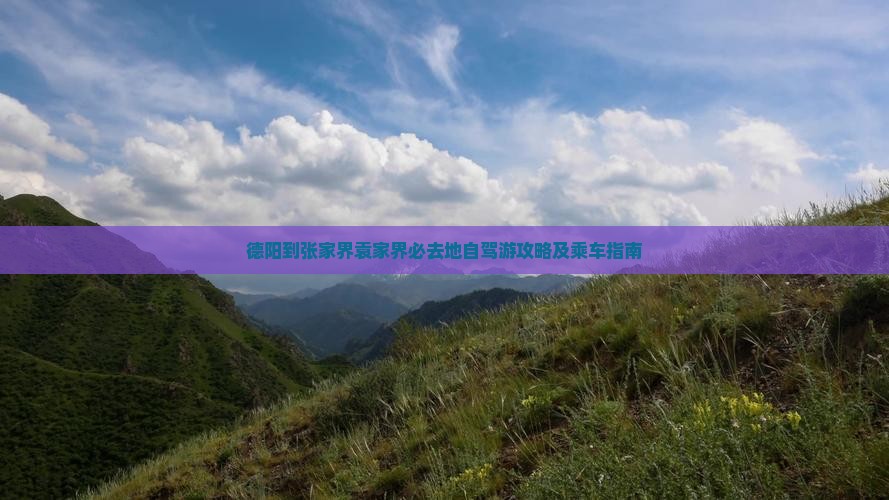 德阳到张家界袁家界必去地自驾游攻略及乘车指南