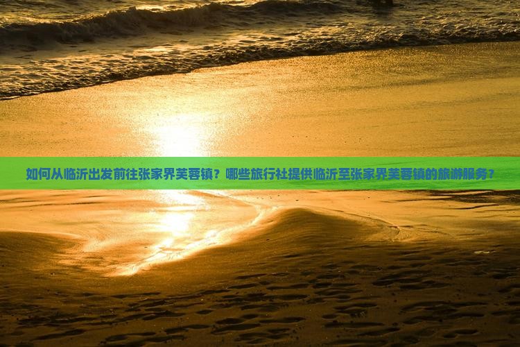 如何从临沂出发前往张家界芙蓉镇？哪些旅行社提供临沂至张家界芙蓉镇的旅游服务？