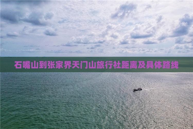 石嘴山到张家界天门山旅行社距离及具体路线
