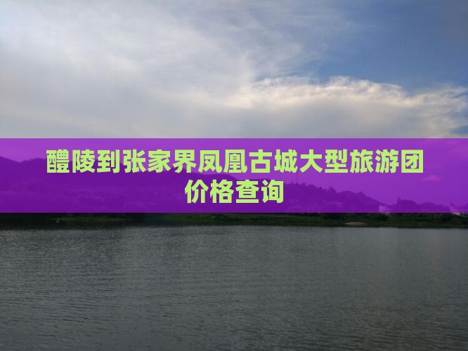 醴陵到张家界凤凰古城大型旅游团价格查询