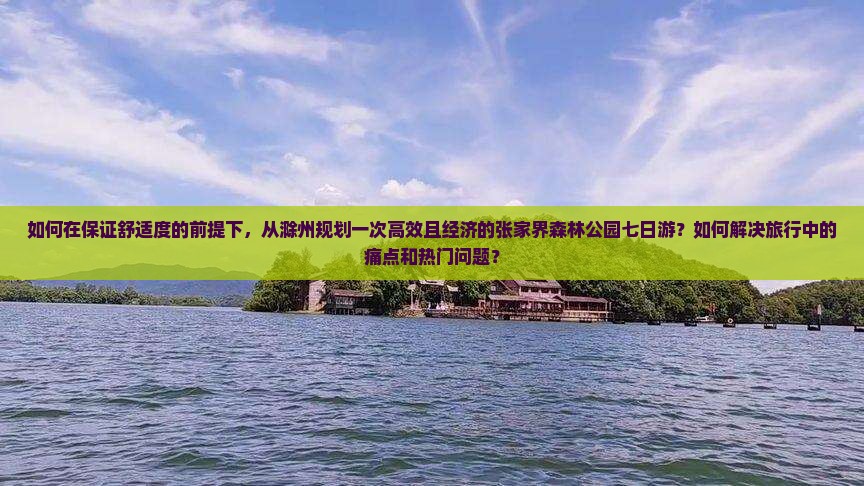 如何在保证舒适度的前提下，从滁州规划一次高效且经济的张家界森林公园七日游？如何解决旅行中的痛点和热门问题？
