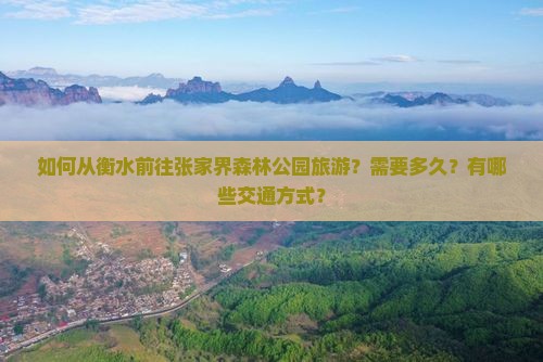 如何从衡水前往张家界森林公园旅游？需要多久？有哪些交通方式？