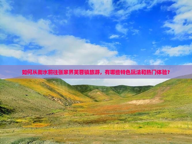 如何从衡水前往张家界芙蓉镇旅游，有哪些特色玩法和热门体验？