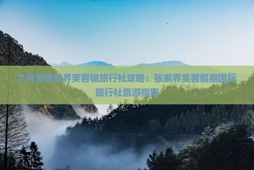 六月去张家界芙蓉镇旅行社攻略：张家界芙蓉假期国际旅行社旅游指南
