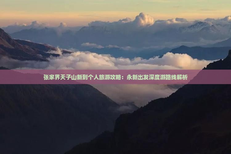 张家界天子山新到个人旅游攻略：永新出发深度游路线解析