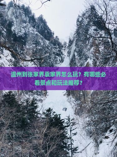 温州到张家界袁家界怎么玩？有哪些必看景点和玩法推荐？
