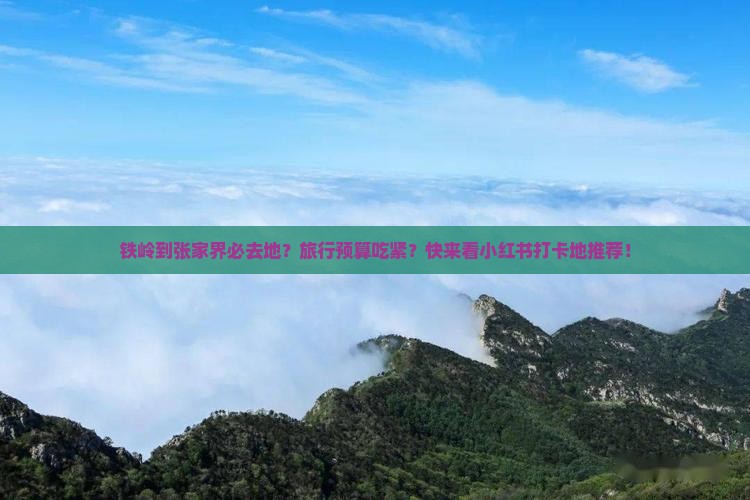 铁岭到张家界必去地？旅行预算吃紧？快来看小红书打卡地推荐！