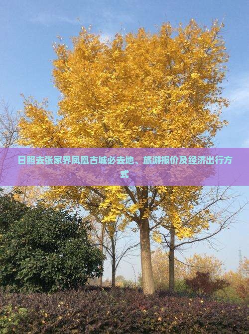 日照去张家界凤凰古城必去地、旅游报价及经济出行方式