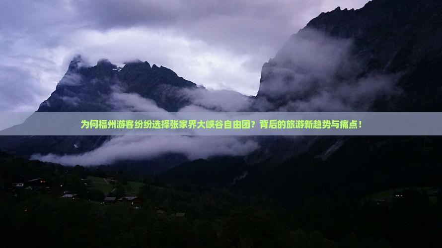 为何福州游客纷纷选择张家界大峡谷自由团？背后的旅游新趋势与痛点！