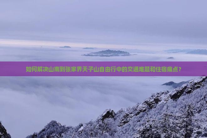 如何解决山南到张家界天子山自由行中的交通难题和住宿痛点？