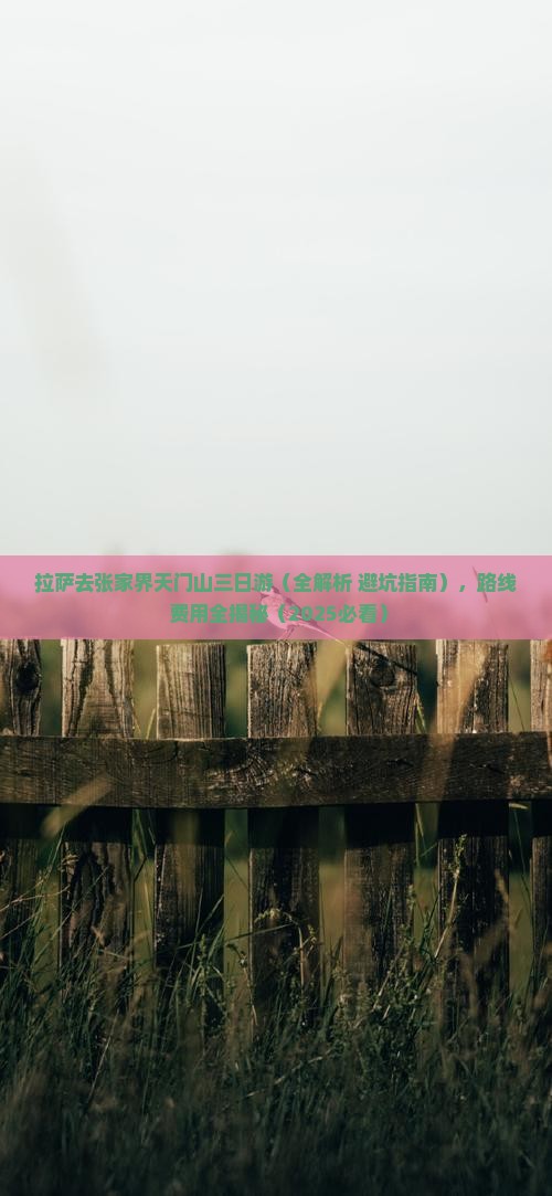 拉萨去张家界天门山三日游
