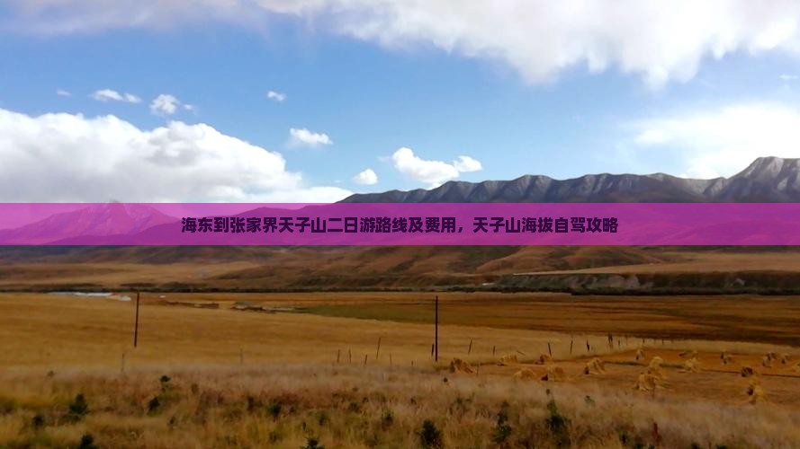 海东到张家界天子山二日游