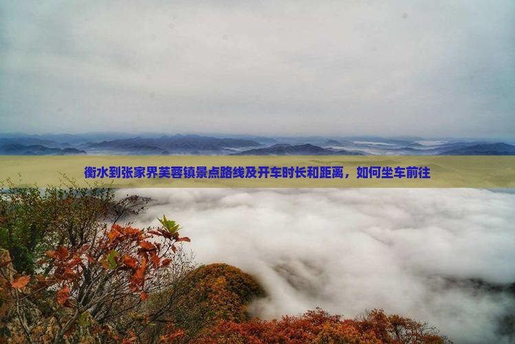 衡水到张家界芙蓉镇景点