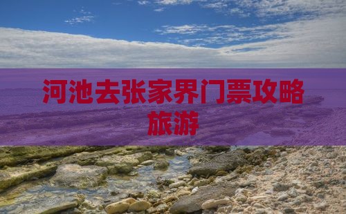 河池去张家界门票