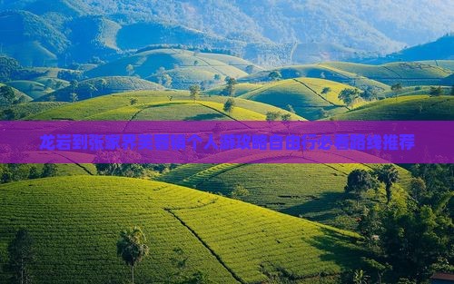 龙岩到张家界芙蓉镇个人游