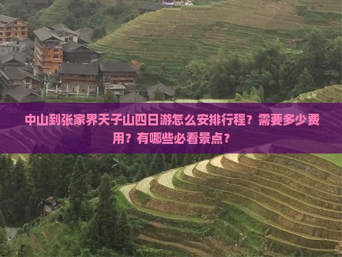 中山到张家界天子山四日游怎么安排行程？需要多少费用？有哪些必看景点？