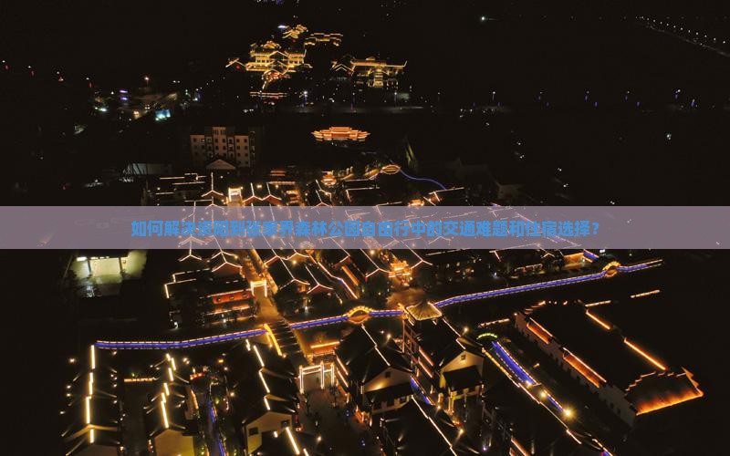 如何解决资阳到张家界森林公园自由行中的交通难题和住宿选择？