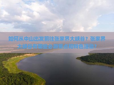 如何从中山出发前往张家界大峡谷？张家界大峡谷有哪些必游景点和特色活动？