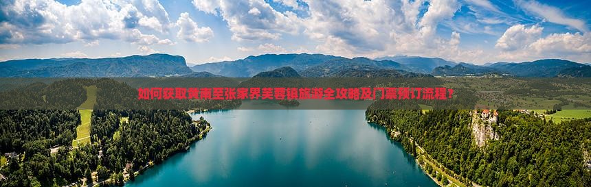 如何获取黄南至张家界芙蓉镇旅游全攻略及门票预订流程？
