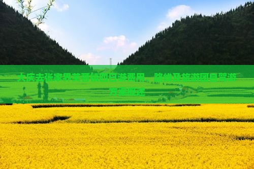 大庆去张家界芙蓉镇四日游费用、路线及旅游团自驾游方案概述