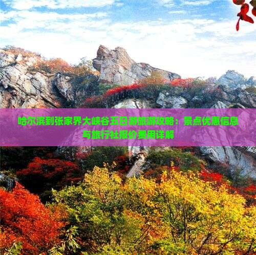 哈尔滨到张家界大峡谷五日游旅游攻略：景点优惠信息与旅行社报价费用详解
