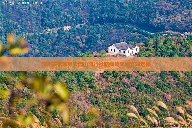 滁州去张家界天门山旅行社路线及交通方式选择