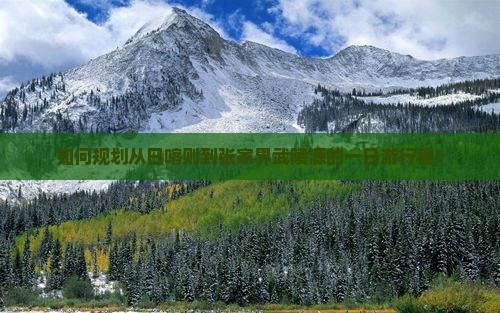 如何规划从日喀则到张家界武陵源的一日游行程？